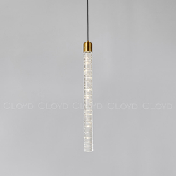 Подвесной светильник Cloyd ESPE-A P1 / выс. 66 см - латунь (арт.11478)