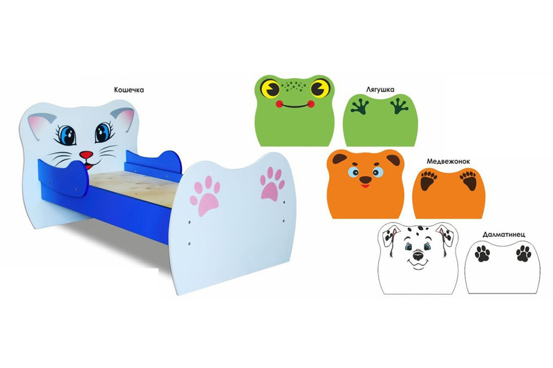 Кровать детская с рисунком Кр-31-00