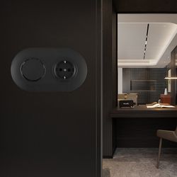 Блок с выключателями одноклавишными влагозащищенными Arte Milano SET08-2 SET08-2-40-1-30-1 black