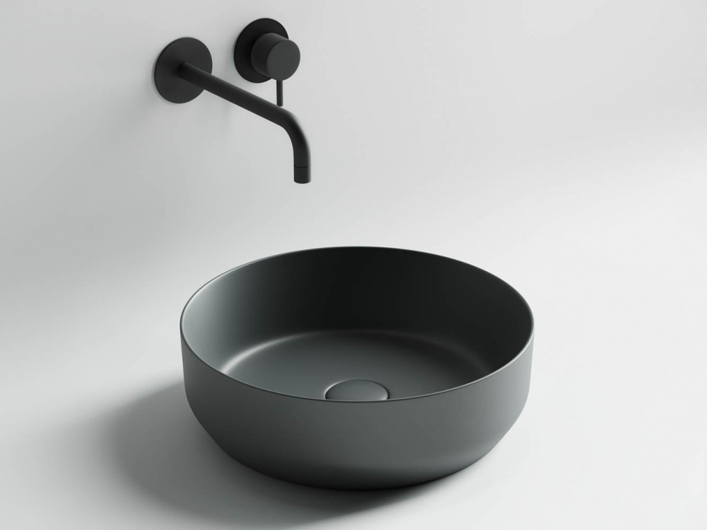 Рукомойник Ceramica Nova Element 39 см CN6022MDH, темный антрацит матовый