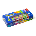 Гуашь Yalong 12 цветов, 25 мл., с кистью, картонная упаковка, "Tempera Paints"