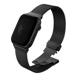 Ремешок Uniq Dante PRO для Apple Watch 44/45/46/49 мм металлический сетчатый (Графитовый)