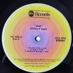 Винтажная виниловая пластинка LP Steely Dan Aja (USA 1977) (Promo)