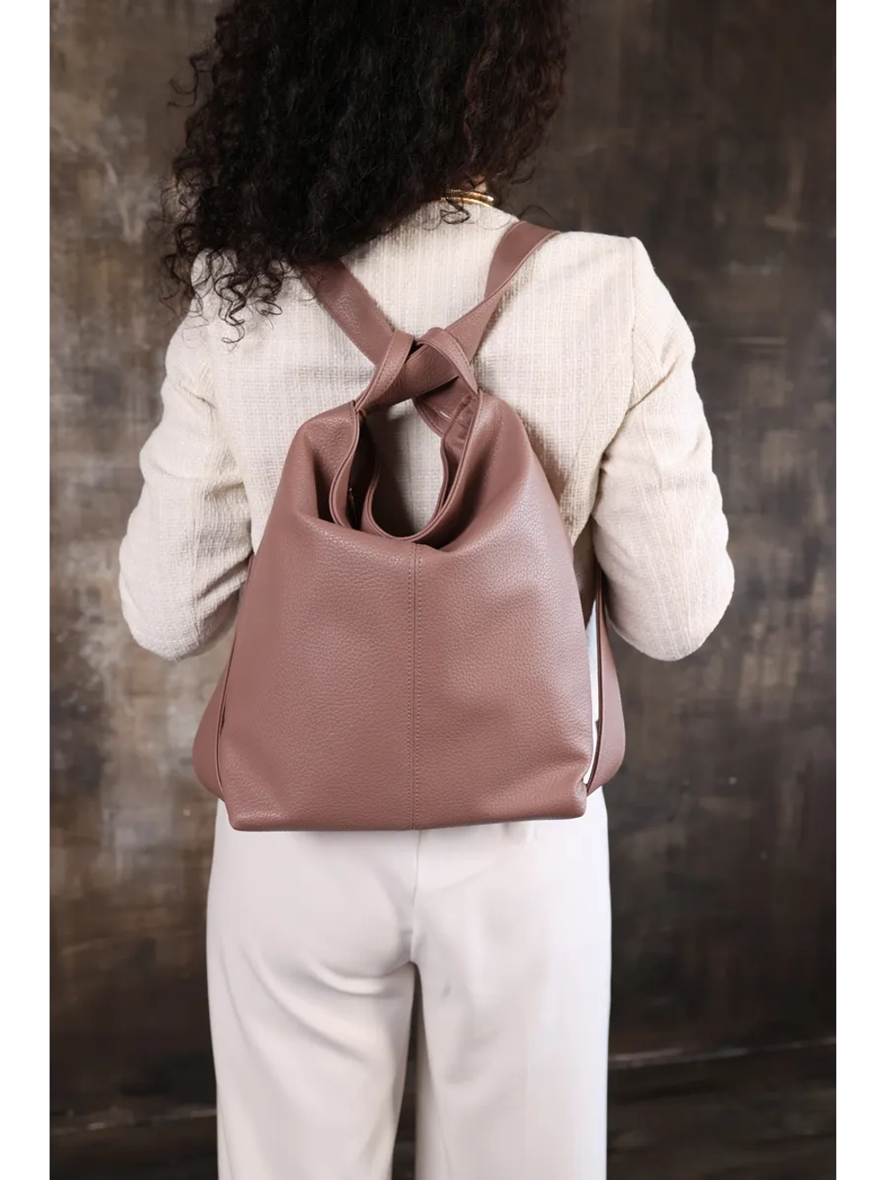 Сумка рюкзак через плечо большая трансформер