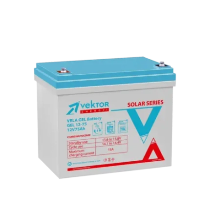 Аккумулятор VEKTOR ENERGY GEL 12-75