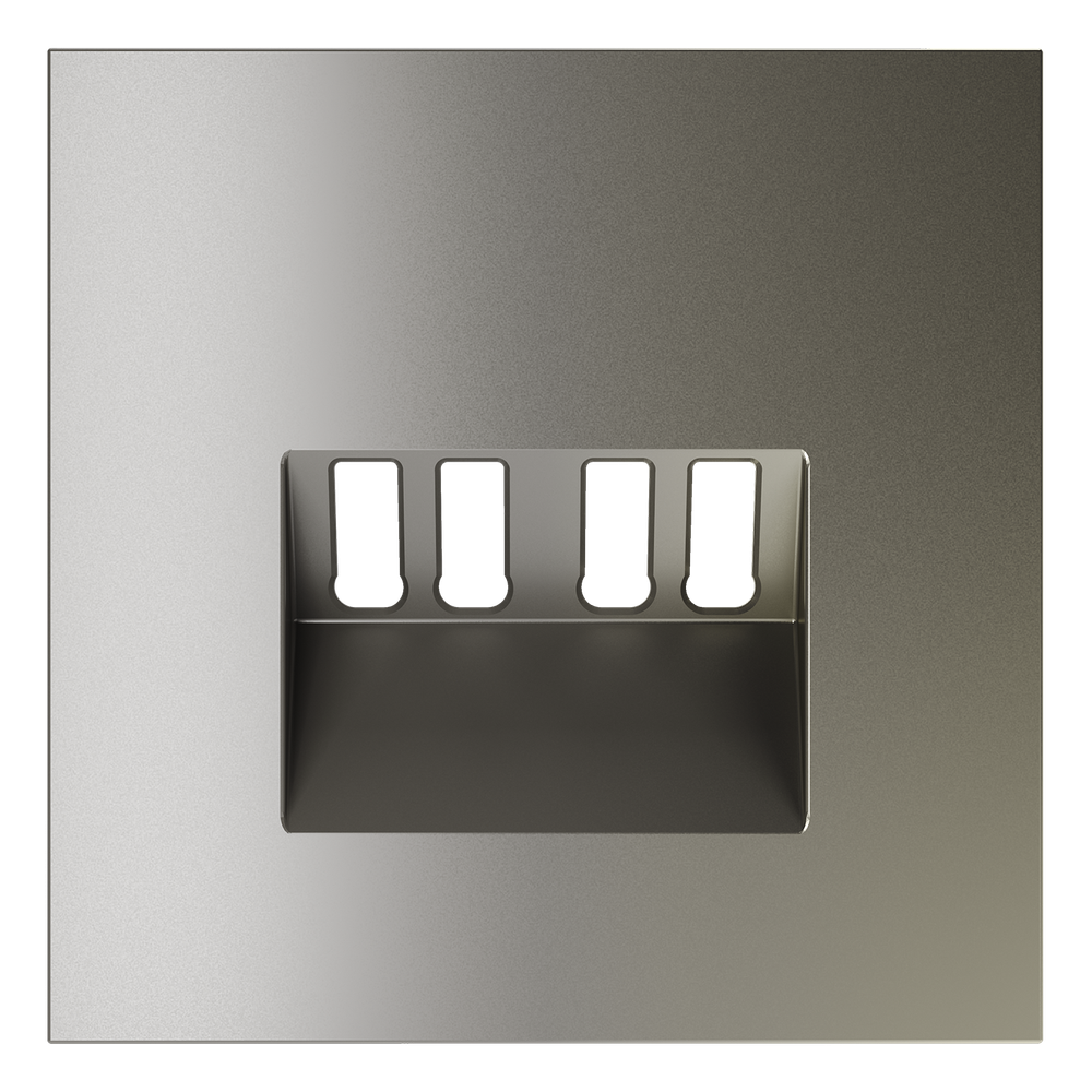 Накладка для розетки акустической 4-местной , S70 (шелк)