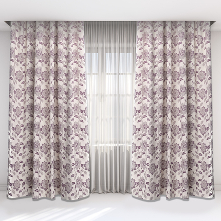 Комплект портьерных штор (2 шт.)