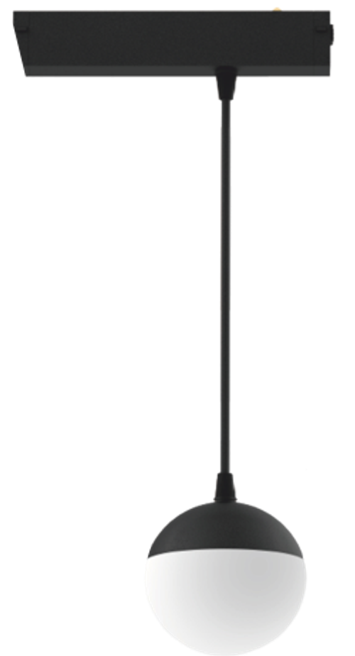 COLIBRI трековый светильник ORLEAN  черный, 12W, 4000K, 900ЛМ, 220x110x1200mm 20 шт/кор