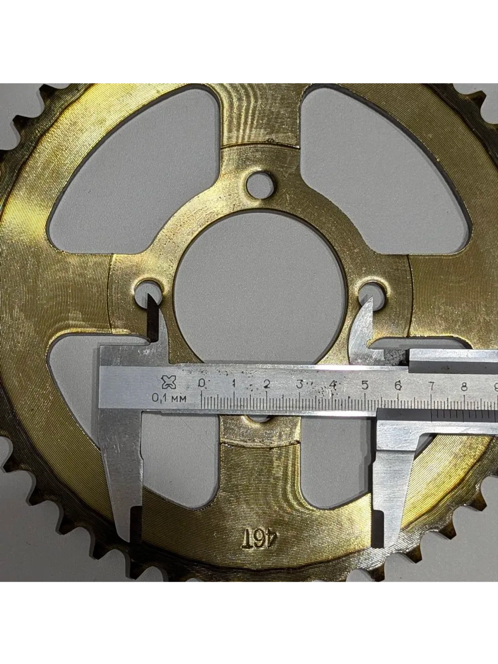 +t Звезда ведомая 420-46T для мотоцикла (венец)