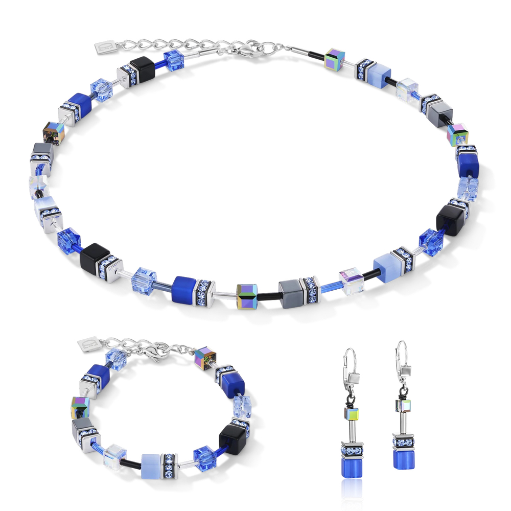 Колье Coeur de Lion Blue-Grey 4014/10-0712