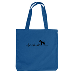 Тканевая сумка "Эрдельтерьер - сердечный ритм"