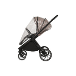 Детская универсальная коляска Adamex Spark 2в1 - Latte Velvet (Бежевая ткань, черная рама)