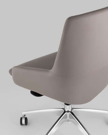 Кресло офисное TopChairs Bow серый