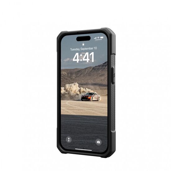 Чехол Uag Monarch для iPhone 15 Plus 6.7", цвет черный (Kevlar-Black)
