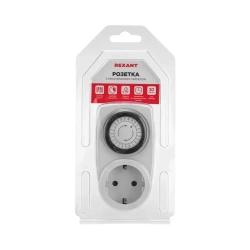 Розетка с механическим таймером REXANT