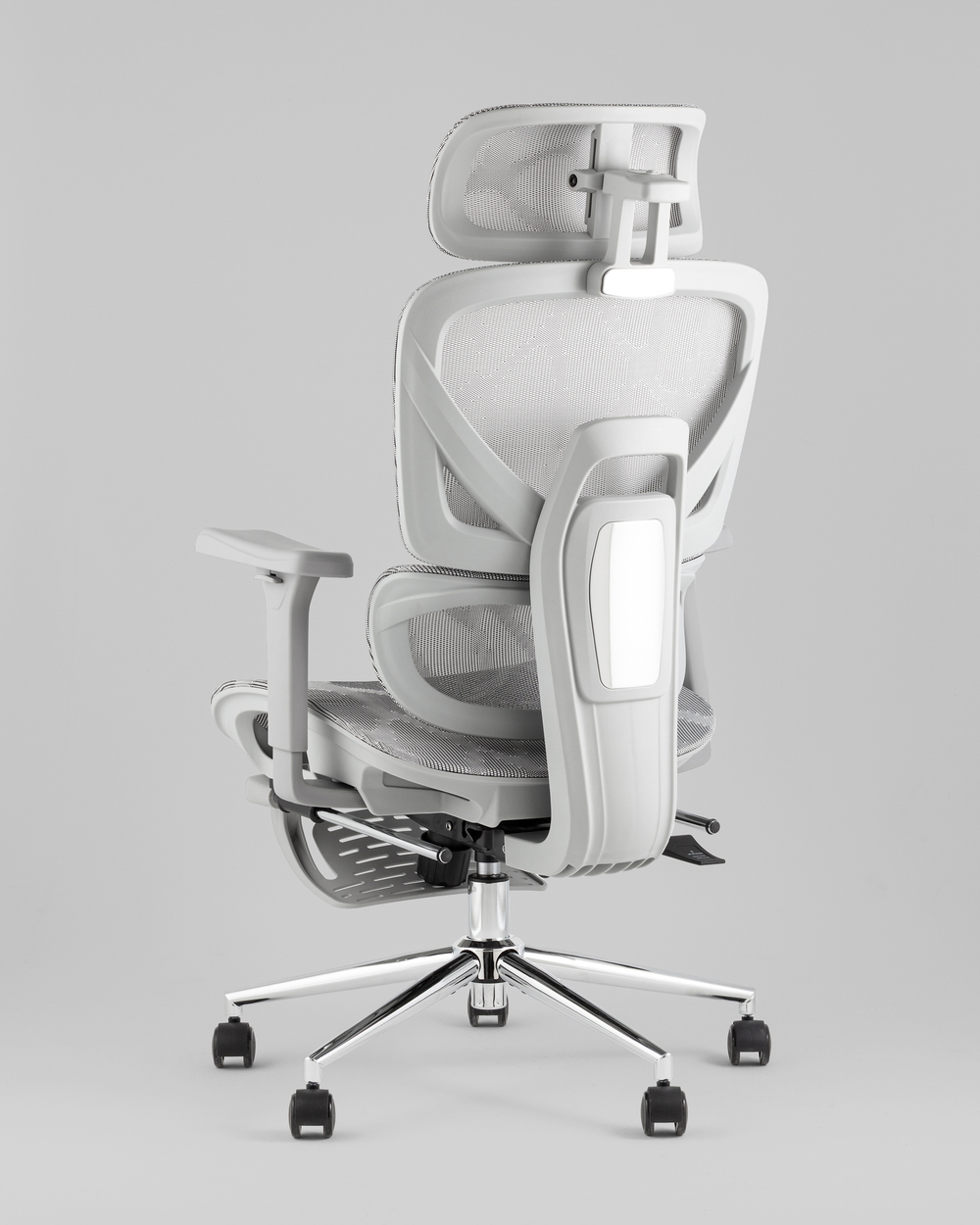 Кресло офисное TopChairs Vertus серая сетка