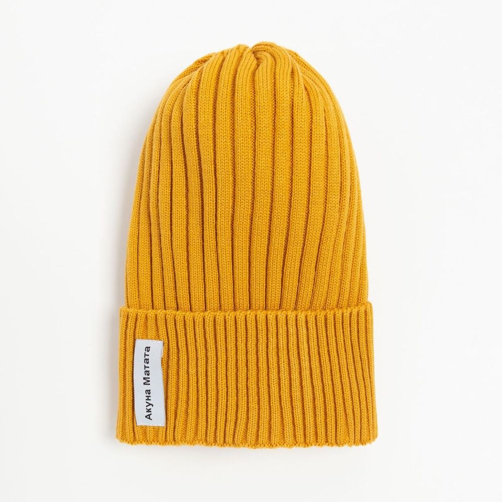 Шапка цвет горчица, размер 46-50. 7691677/А.ШВ19ч-17511190