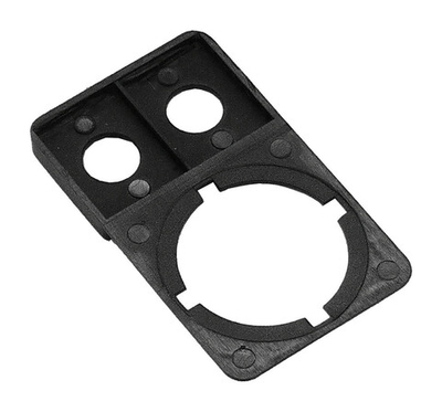 Дополнительный шильдик ABB OMFB72 черный для миниатюрных переключателей ОМ 1SCA022555R4990