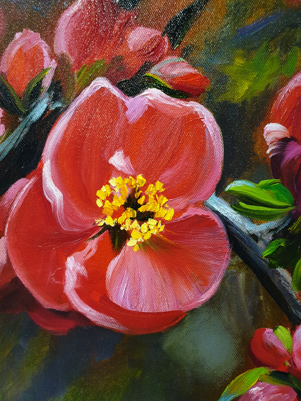 Красный цветок