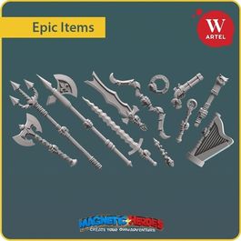 Части для миниатюр Magnetic Heroes: Epic Items