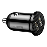 Автомобильная зарядка Baseus Grain Pro Car Charger (Dual USB) - Black