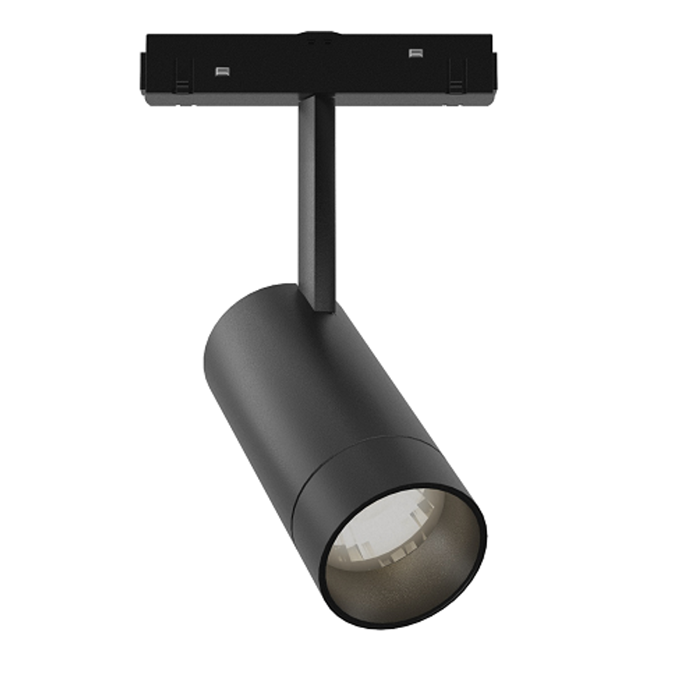 Магнитный трековый светильник ЭРА TRM20-6-15W3K-B для системы NOVA 48V 15Вт 3000К направленный свет черный | Магнитные трековые светильники