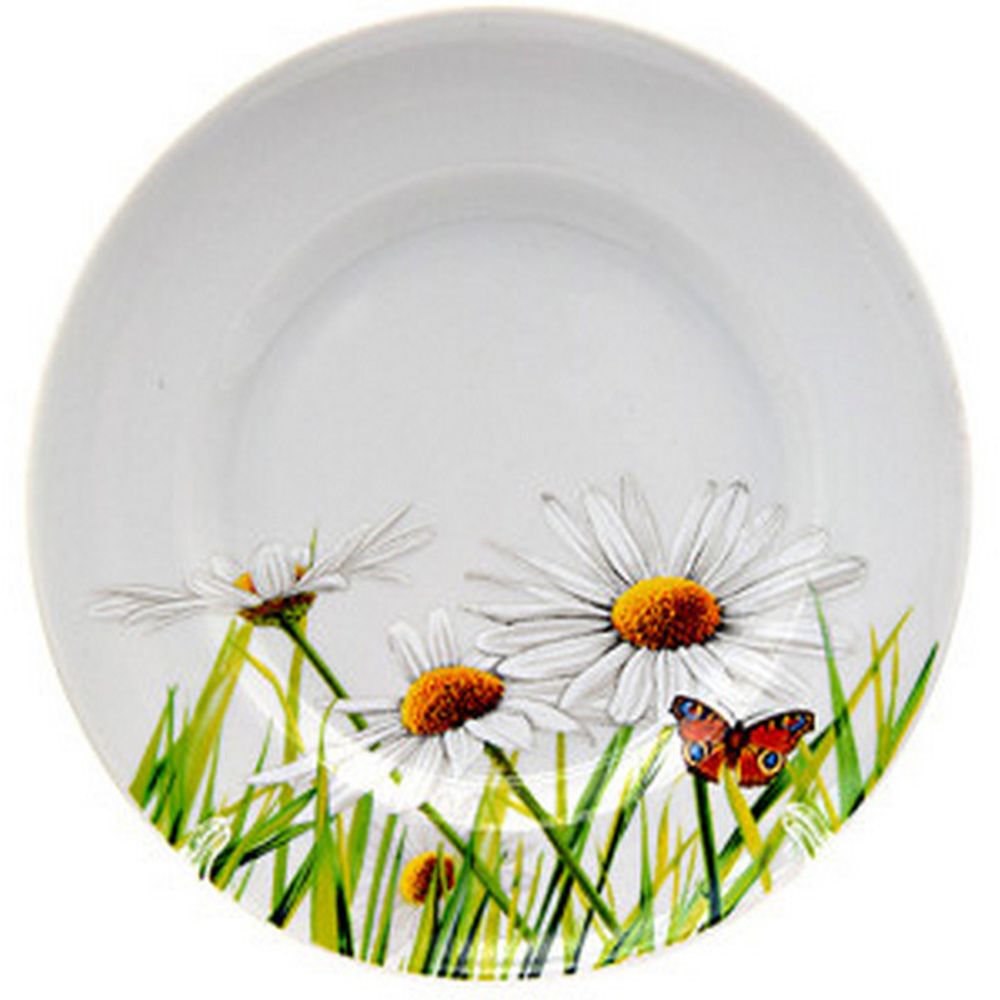 Тарелка мелкая "РОМАШКА (Идиллия)" 17 см, Беларусь.