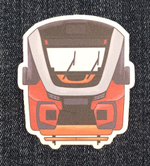 Наклейка виниловая дизель-поезд РА3 Орлан