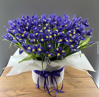 Идеальные ирисы в коробке