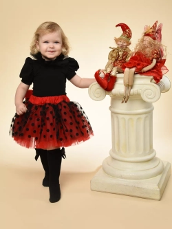 Юбка-пачка в горох