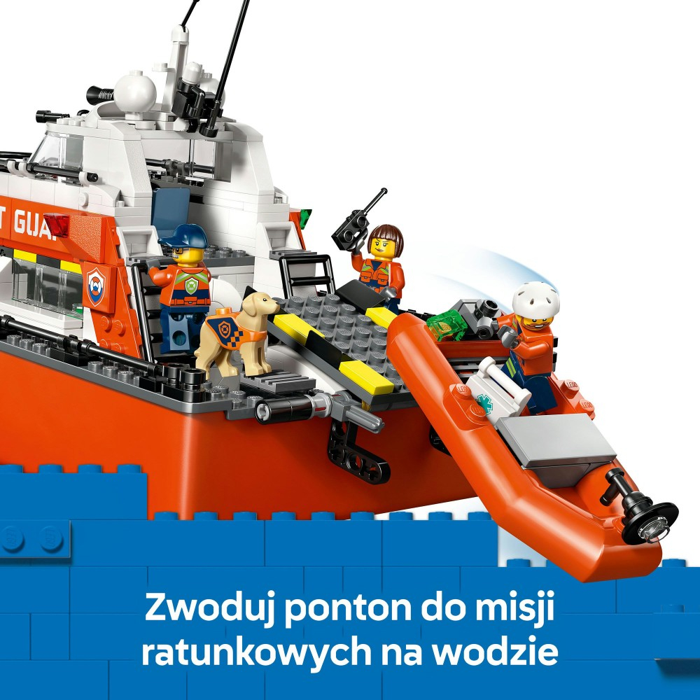 LEGO City - Спасательная лодка и вертолет береговой охраны 60504
