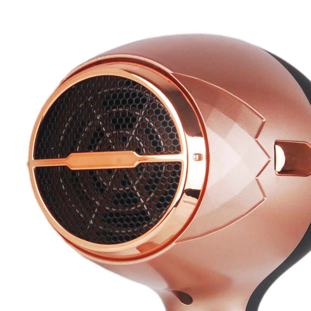 Фен CENTEK CT-2242, чёрный/розовый