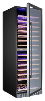 Винный шкаф Temptech Premium WP180DCB двухзонный черный