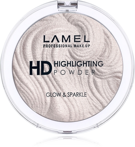 LAMEL Insta Glow and Sparkle - Компактный пудровый хайлайтер, 12 g