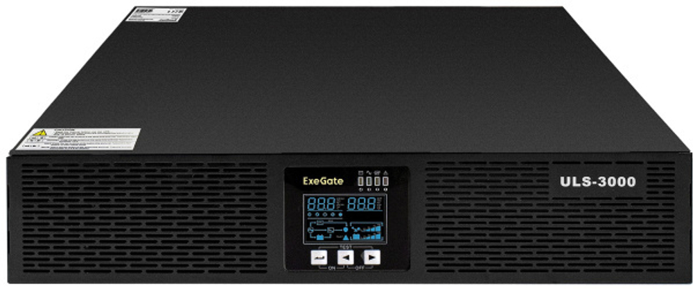 Источник бесперебойного питания Exegate PowerExpert ULS-3000.LCD.AVR.C13.USB.RS232.SNMP.2U