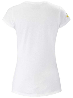 Женская теннисная футболка Babolat Exercise Big Flag Tee Women - White