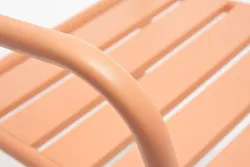 "Дионис" стул стальной, цвет светло-коралловый