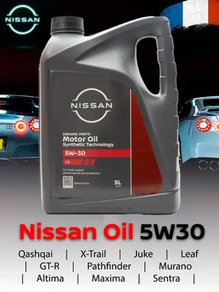 Nissan Motor Oil 5W30 C4 SN CF KE900-91043 5л.