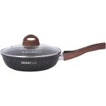 Сковорода 24*6см «Granit ultra» (original) со съемной ручкой и стекл. крышкой сго243а