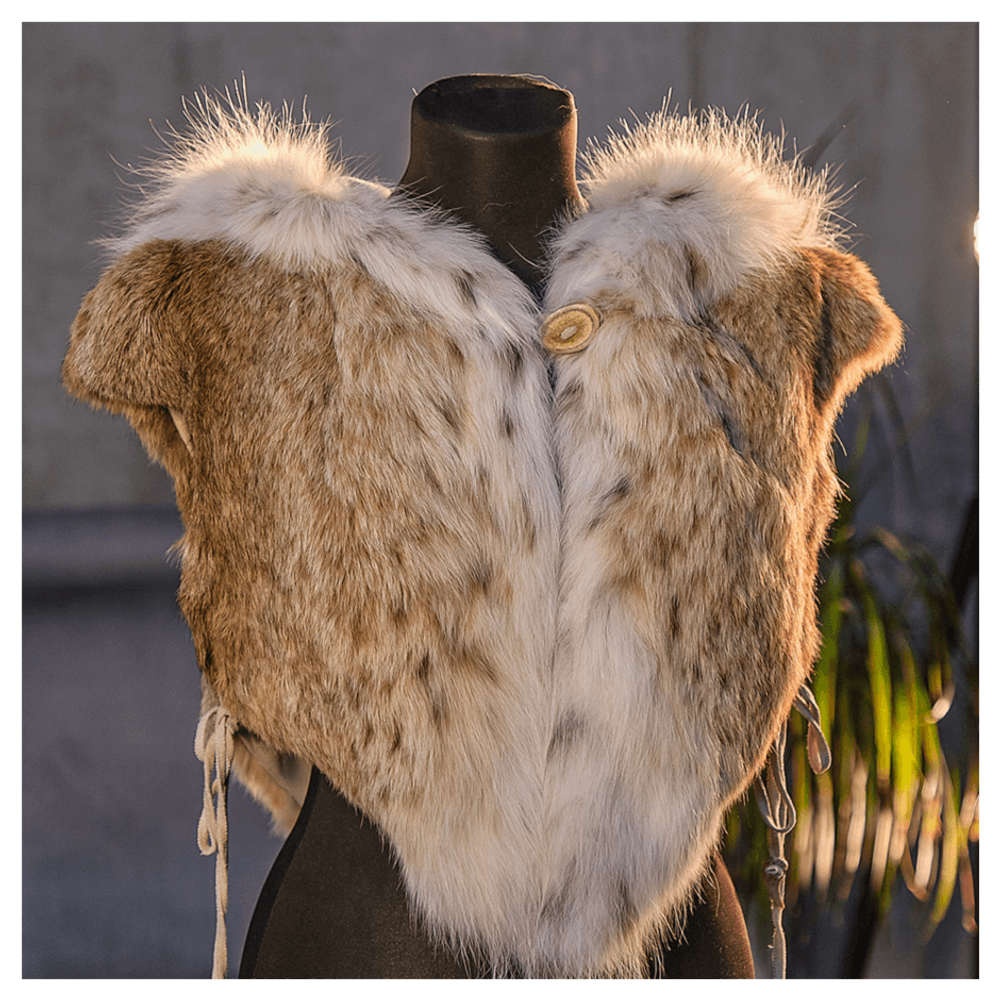 Жилет из меха рыси «Рысяйка косматая»