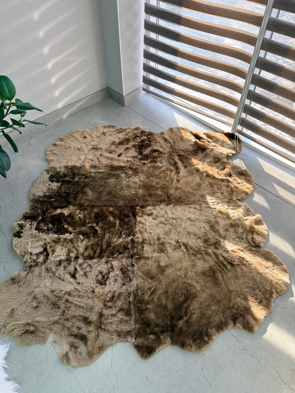 Ковер шкура натуральная овчина Меховой
