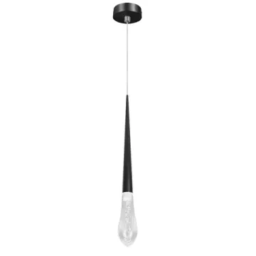 Подвес с декоративной насадкой (капля) 4W 282LM 24G 3CCT 3000/4000/6000K 807007-4 черный Punto Mini Lightstar