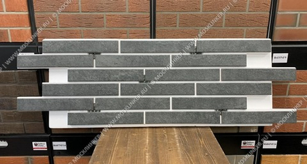 Клинкерная фасадная термопанель Paradyz Carrizo Bazalt ППС