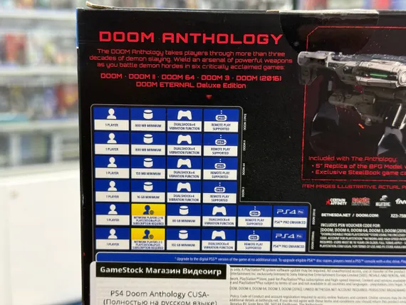 PS4 Doom Anthology CUSA-17933 (Полностью на русском языке)