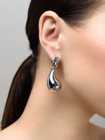 Серьги "Bomb Drops" Silver