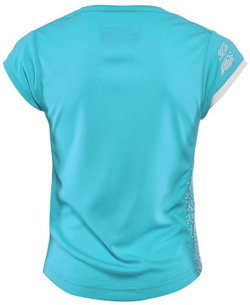 Футболка для девочки теннисная Babolat Performance Cap Sleeve Top Girl - horizon blue