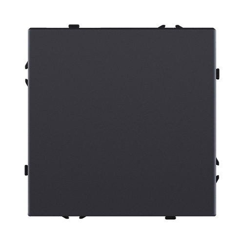 Выключатель кнопочный 1-клавишный 10А/250В, черный матовый Kollinger Eclipse EC-006BK