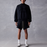 Толстовка Fear of God Essentials SS23 Crewneck Essentials Core Jet Black, 192SP232040F