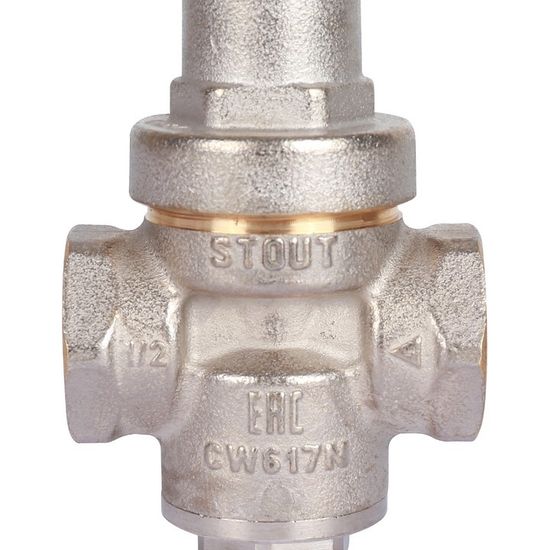 Редуктор давления Stout 3/4" ВР/ВР PN16 без подключения манометра поршневой (SVS-1009-000020)