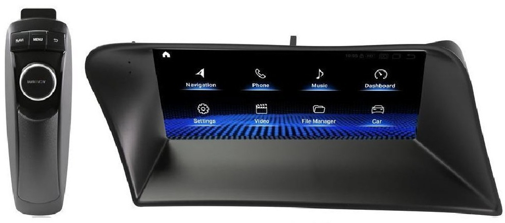 Магнитола для Lexus RX 2009-2014 (монохром) - Carmedia MRW-3811L на Android 13, 8Гб+128Гб, CarPlay, 4G SIM-слот